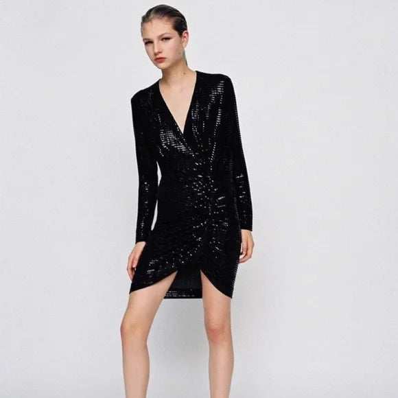 Mini Dress V-Neckline